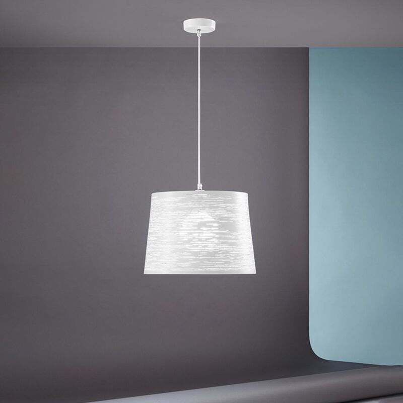 Image of Perenz - Lampadario In Metallo Moderno Slot Bianco 1 Luce E27