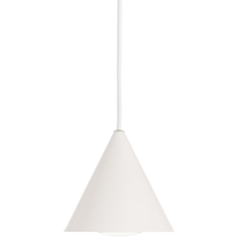 Sospensione Industrial A-Line Metallo Bianco 1 Luce Gu10 7W 3000K Luce Calda