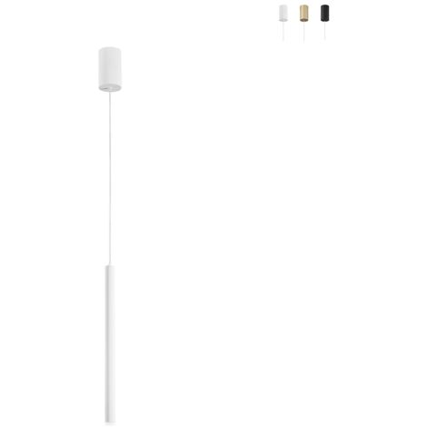 "Sospensione LED PYPE in metallo bianco 5W con funzione CCT"