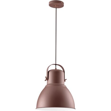 Sospensione LEGEND in metallo bronzo con finiture rame 32 cm.
