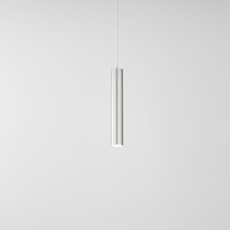 Sospensione Minimal Shot Metallo Alluminio 1 Luce Gu10 Ip20