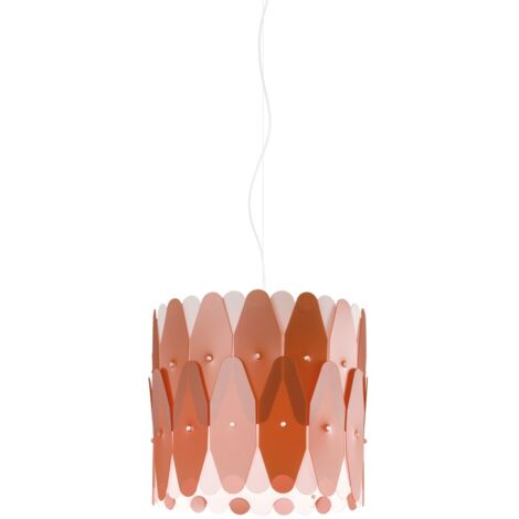 Sospensione Moderna Amanda Polilux ® Rame E Metallo Cromo 1 Luce E27