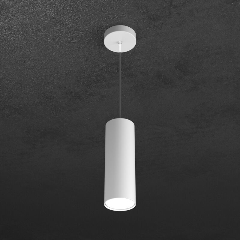 Sospensione Moderna Cilindrica Shape Metallo