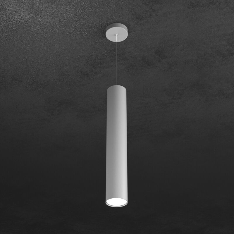 Sospensione Moderna Cilindrica Shape Metallo
