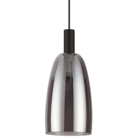 Sospensione Moderna Coco-2 Metallo Fumè Led 7W 3000K Luce Calda