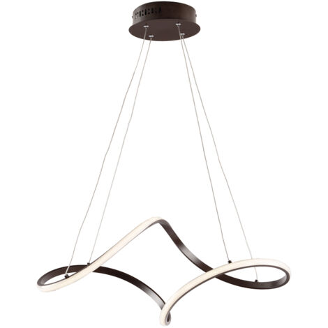 Sospensione Moderna Dana Metallo Marrone Led Integrato 4000K