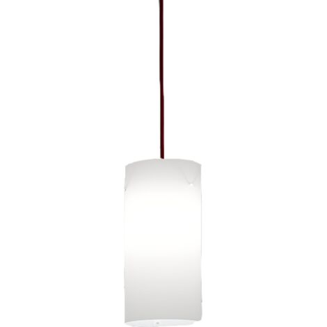 Sospensione Moderna Decolight Polilux ® Bianco Materie Plastiche 1 Luce E27