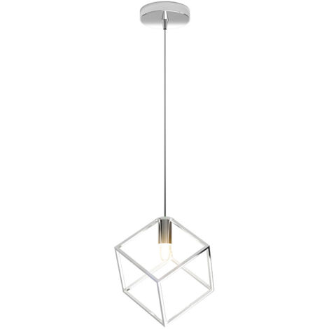 Sospensione Moderna Frame Metallo Cromo 1 Luce G9