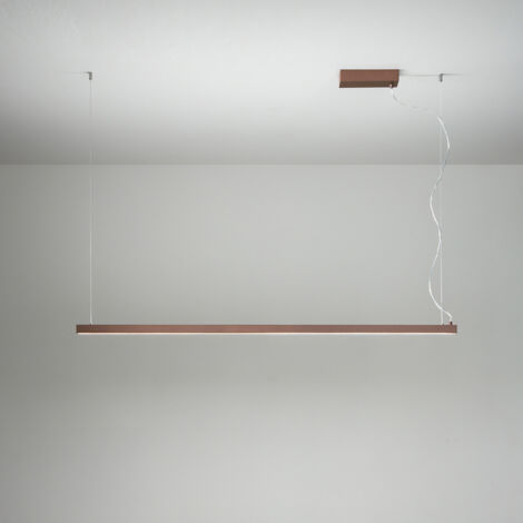 Sospensione Moderna Link Metallo Marrone Led 45W Dimmetabile Ip20