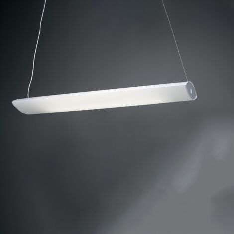 Sospensione Moderna Litos Polilux ® Bianco 1 Luce Led 18W 3000K
