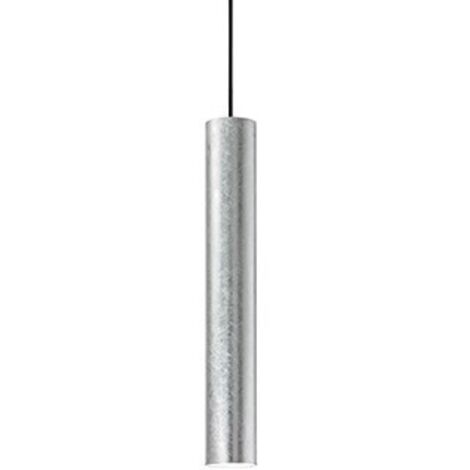 Sospensione Moderna Look Metallo Argento 1 Luce 7W 3000K Luce Calda D6Cm