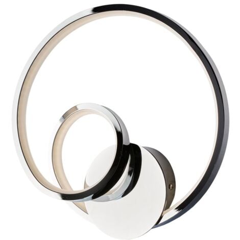 BELIGHT Sospensione Moderna Malena Con Led Integrato Metallo E Alluminio Cromo Lucido