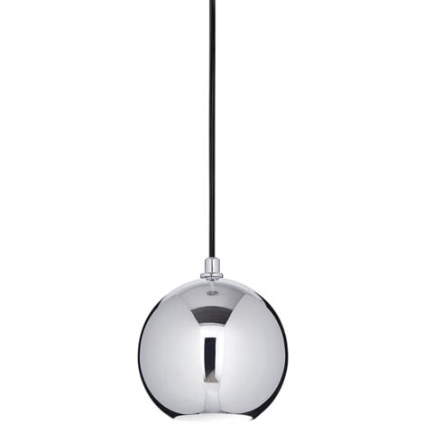 Sospensione Moderna Mr Jack Metallo Cromo 1 Luce 7W 3000K Luce Calda Small