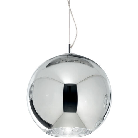 Sospensione Moderna Nemo Metallo Cromo 1 Luce E27 D40Cm