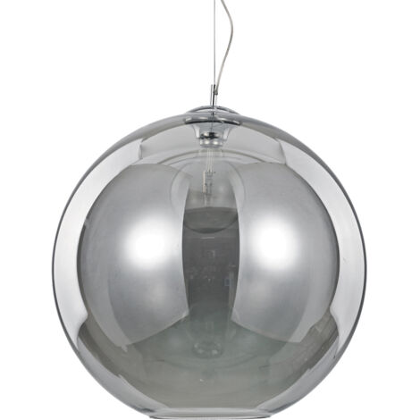 Sospensione Moderna Nemo Metallo Fumè 1 Luce E27 D50Cm