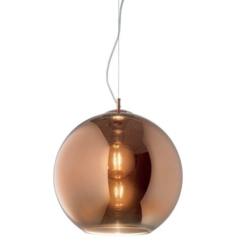 Sospensione Moderna Nemo Metallo Rame 1 Luce E27 D20Cm