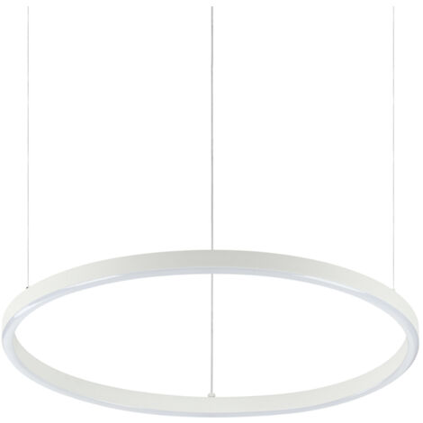 Sospensione Moderna Oracle Alluminio-Materie Plastiche Bianco Led 32W 3000K