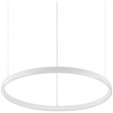 Sospensione Moderna Oracle Alluminio-Materie Plastiche Bianco Led 32W 4000K