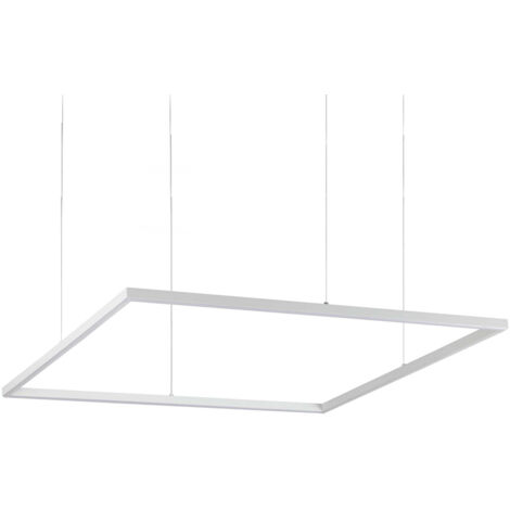Sospensione Moderna Oracle Alluminio-Materie Plastiche Bianco Led 53W K Luce