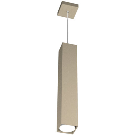 Sospensione Moderna Plate Metallo Sabbia 1 Luce Gx53 50Cm
