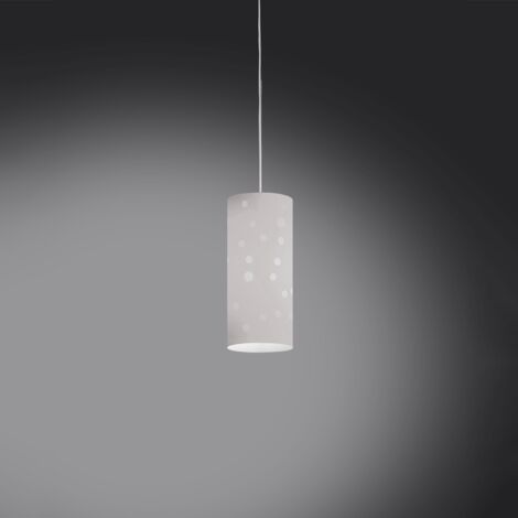 Sospensione Moderna Pois Polilux ® Bianco Materie Plastiche 1 Luce E27