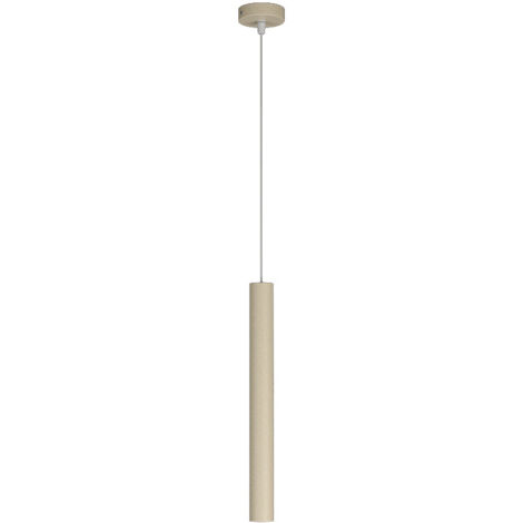 Sospensione Moderna Round Tube Metallo Sabbia 1 Luce Gu10