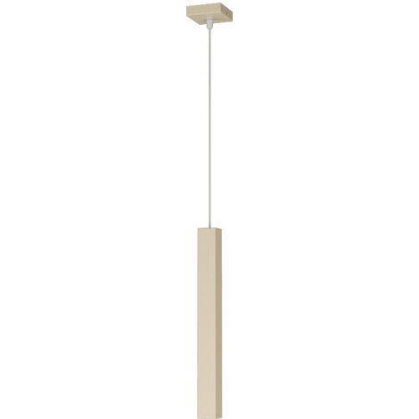 Sospensione Moderna Square Tube Metallo Sabbia 1 Luce Gu10
