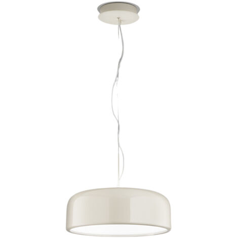 Sospensione Moderna Velia Metallo Bianco Led 20W Dimmerabile Ip20