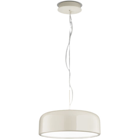 Sospensione Moderna Velia Metallo Bianco Led 40W Dimmerabile Ip20
