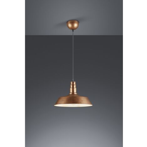 Sospensione Pagoda Will 1xE27 Rame Anticato Ø36 cm Trio Lighting