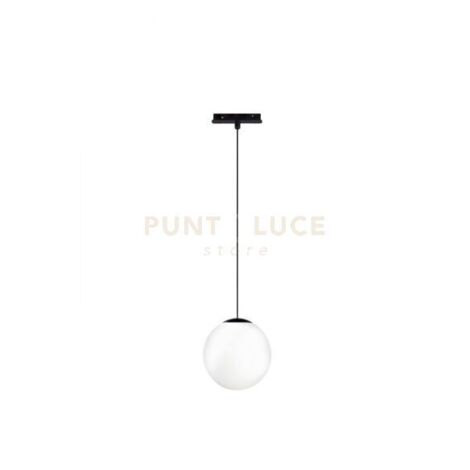 SOSPENSIONE PER BINARIO MAGNETICO E SFERA D.15CM NERO LED 3000K 624LM 8W