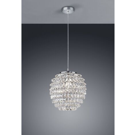 Sospensione Petty Grappolo Gemme Gocce Ø35 cm Trio Lighting