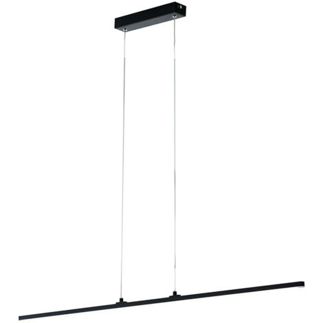 "Sospensione SHANGHAI in alluminio nero 29W 3000K (Luce calda)"