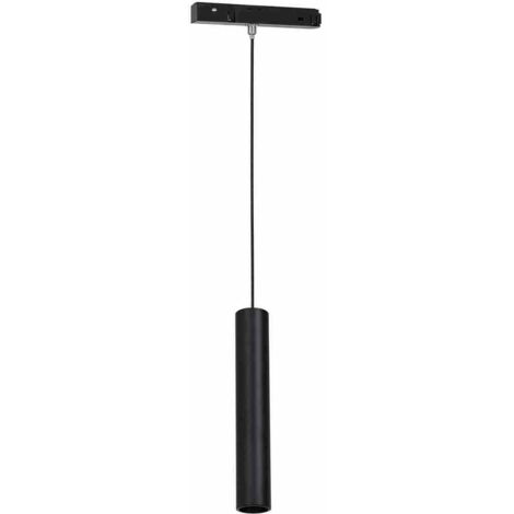 Sospensione spot binario magnetico 48V LED nero Milagro ML6629