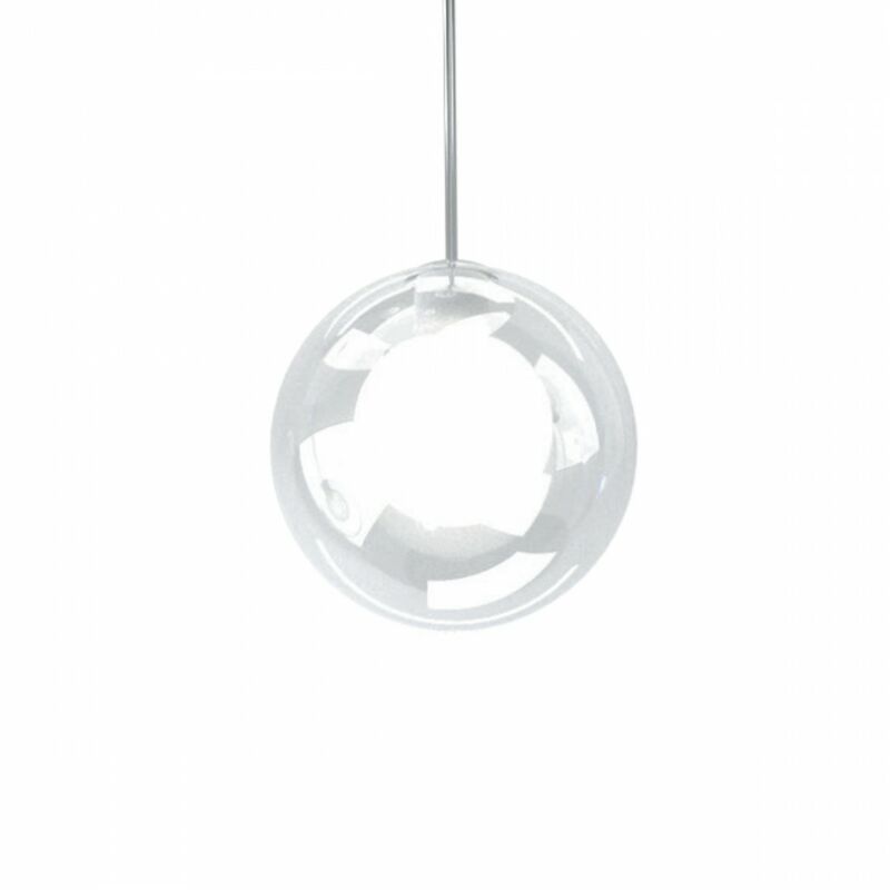 Image of Lampadario moderno top light willow 1098 s1 g9 led metallo vetro sospensione, vetro bianco
