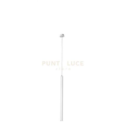SOSPENSIONE TUBE H.60CM D.3CM BIANCO LED 3000K 365LM 5W