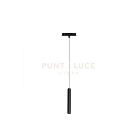 SOSPENSIONE TUBO/PICCOLA PER BINARIO MAGNETICO NERO LED 3000K 468LM 6W