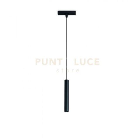 SOSPENSIONE TUBO/PICCOLA PER BINARIO MAGNETICO ULTRASLIM NERO D.2,6CM 3000K 468LM 6W