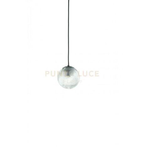 SOSPENSIONE VETRO BELLA 1 TRASPARENTE D.15CM H.16CM 1 LUCE ATTACCO E27