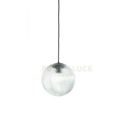 SOSPENSIONE VETRO BELLA 2 TRASPARENTE D.24CM H.26CM 1 LUCE ATTACCO E27