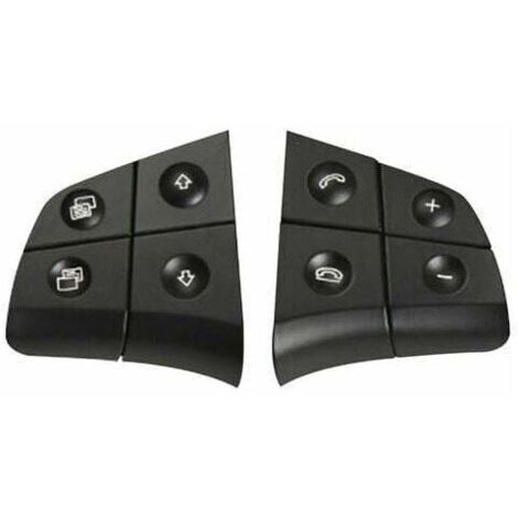 Sostituzione del pulsante di controllo del volante - Per Mercedes Benz W164 W245 W251 ML GL BR Class - Nero - 4 chiavi