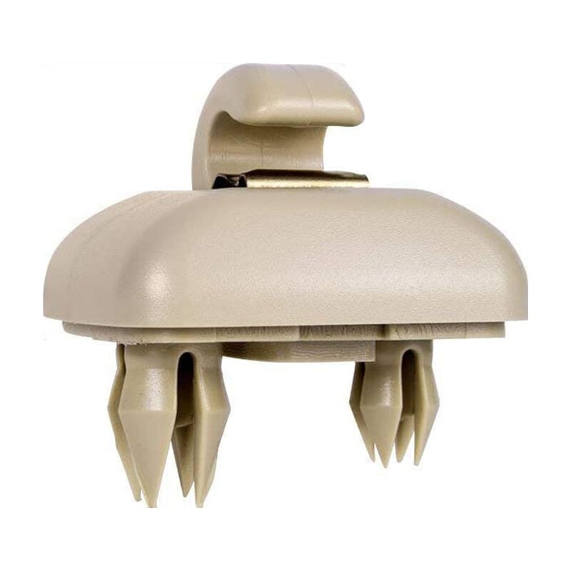 Image of Sostituzione del supporto del gancio della clip per visiera parasole automatica per Audi A1 A3 A4 A5 Q3 Q5 (8E0 857 562) A7 B6 B7 B8 S4 S5, Beige