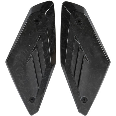 Sostituzione della protezione della protezione della copertura della presa d'aria del pannello laterale del motociclo 2PCS per CB650R 2019 2020 2021 Carbone di bambù