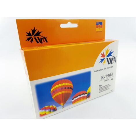Sostituzione inchiostro giallo Wox Epson T7904 (79XL) C13T79044010