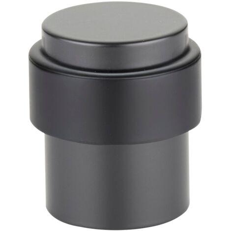 SOTECH Bodentürstopper Thor Höhe 40 mm Durchmesser 30 / 36 mm, echt Edelstahl massiv SS304 schwarz, 1 Stück