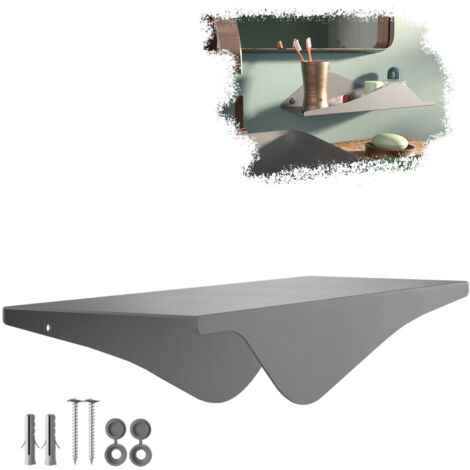 SOTECH Design Wandregal HOVER-VIII 35 x 13 x 8 cm inkl. Befestigungsset für Wandmontage, anthrazit, 1 Stück