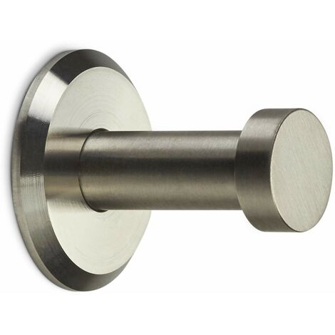 SOTECH Edelstahl Garderobenhaken MEDEA inkl. Schraube und Dübel Ø 10 / 15 mm - Länge 30 mm