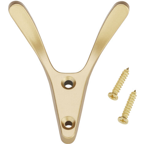 SOTECH Kleiderhaken VOLTA Messingoptik 77 x 68 x 30 mm