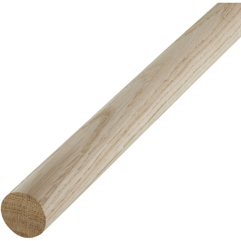 So-tech - Sotech Kleiderstange Garderobenstange Rundstab Holzstab Zum Basteln Ø 30 Mm Eiche Länge, 118 Cm , 1 Stück