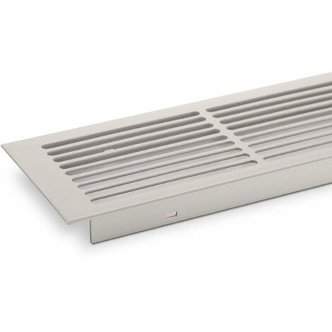 SOTECH Lüftungsgitter Lochblech 500 x 86 mm Silber EV1 Lochgitter Stegblech